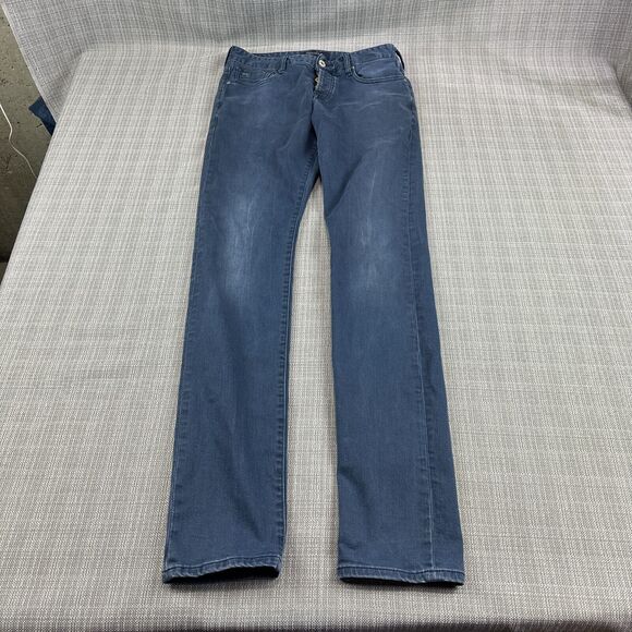 Scotch Soda Jeans Mens 30x35 Ralston Faded Distressed Button Fly Tall Slim Fit - Picture 7 of 14